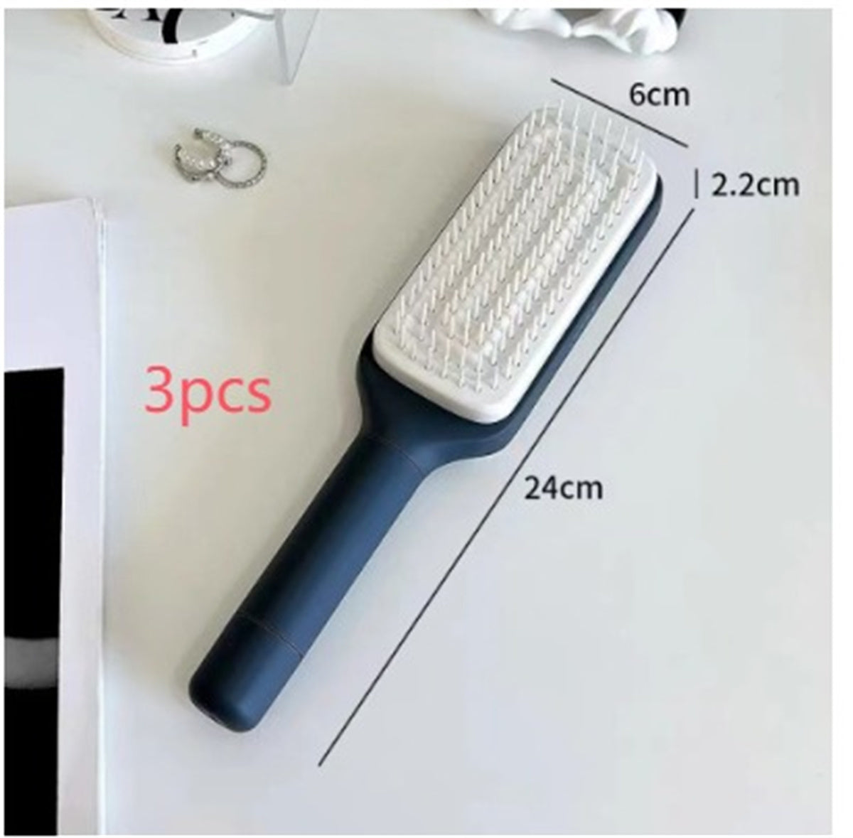 Self-Cleaning Hairbrush -Easy Hair Removal Brush
