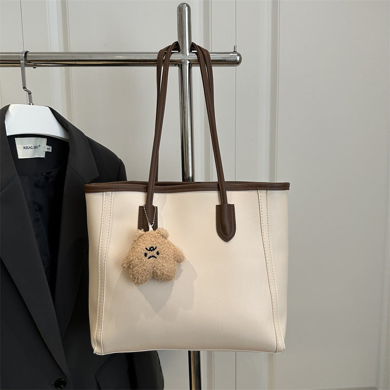 Elegant Commuter Textured Handbag Women's Polyester