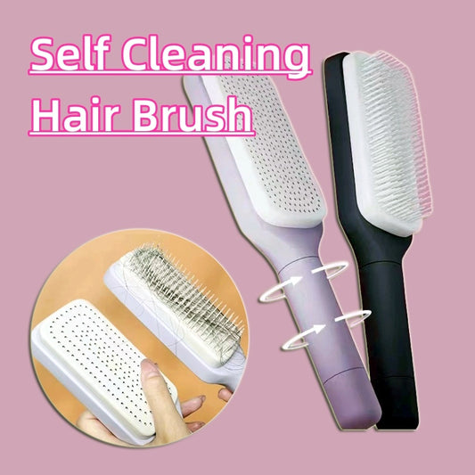 Self-Cleaning Hairbrush -Easy Hair Removal Brush