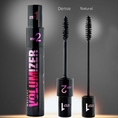 Mascara Double Effect Adjustable Two-in-one Lengthening Thickening Curling Long Eye Lashes Color Cosmetics