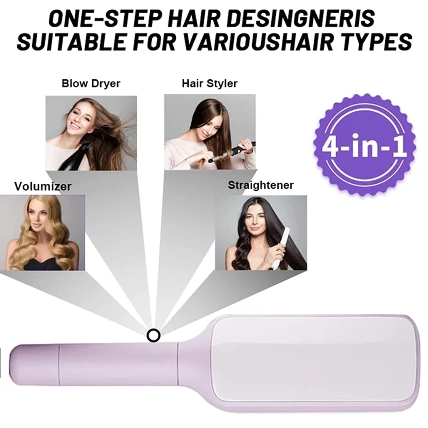 Self-Cleaning Hairbrush -Easy Hair Removal Brush